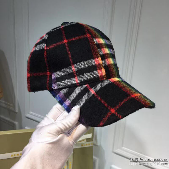 BALENCIAGA巴黎世家 原單經典格子羊絨鴨舌帽 男女同款 LLWJ6322